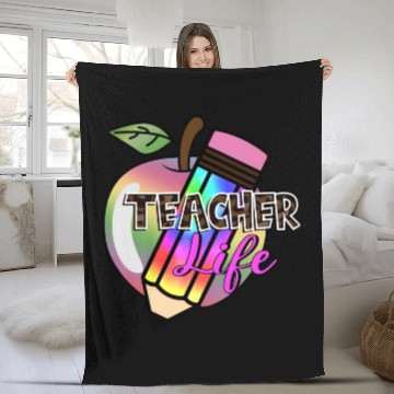 Discover Teacher, Teacher Life Fleece Blankets