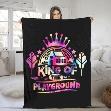 Discover King of the Playground Back to School Fleece Blankets
