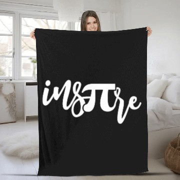 Discover Inspire Pi Day Math Geek Nerd Fleece Blankets