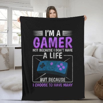 Discover Game Nerd Console Fleece Blankets
