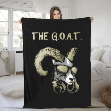 Discover The Goat Cool Cool and Funny Music Animal with Fleece Blankets