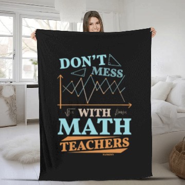 Discover Mathematics math mathematician math teacher gift Fleece Blankets