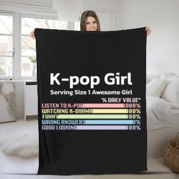 Discover kpop girl, k pop music, korean pop music Fleece Blankets