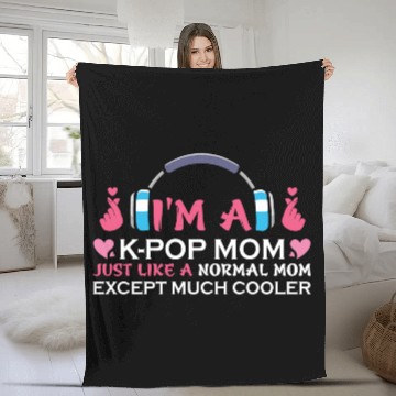 Discover kpop mom, k pop music, korean pop music Fleece Blankets