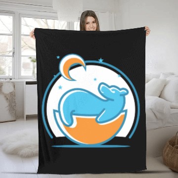 Discover Polar Bear and Moon Fleece Blankets