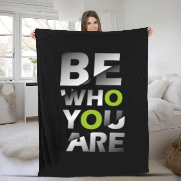 Discover Me vs Me I am My Own Competition Motivational Fleece Blankets