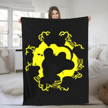 Discover Cat Moon Fleece Blankets