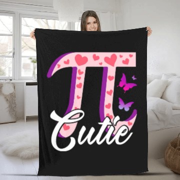 Discover PI Day Fleece Blankets Women Kids Men Toddler Math Teacher