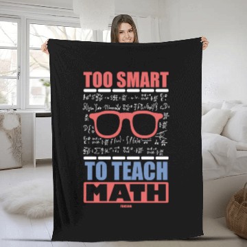 Discover Mathematics math mathematician math teacher gift Fleece Blankets