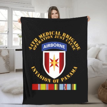 Discover Army Just Cause 44th Med Bde Operation Just Cause Fleece Blankets