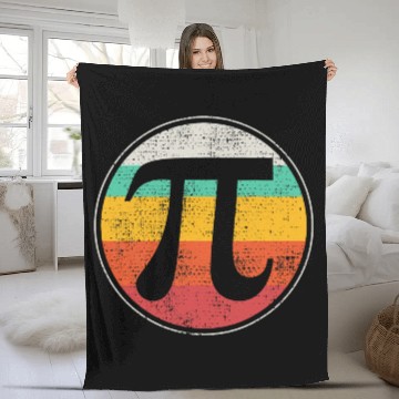 Discover Pi Day Fleece Blankets Math Fleece Blankets Student Teacher Retro