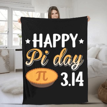 Discover Happy Pi Day Fleece Blankets Love Math Funny Fleece Blankets
