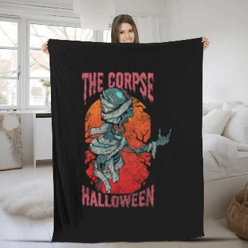 Discover Mummy Creepy Anubis Fleece Blankets