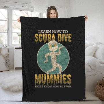Discover Pharaoh Horror Undead Sphinx Fleece Blankets