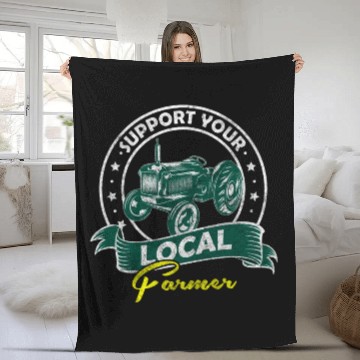 Discover Agriculture Nature Cows Country Youth Fleece Blankets