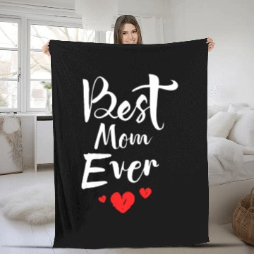 Discover Best Mom Ever Funny design Classic Fleece Blankets
