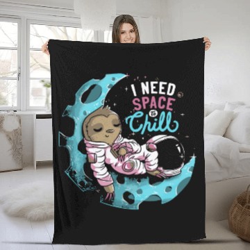 Discover I NEED SPACE FUNNY Fleece Blankets
