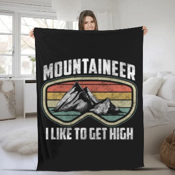 Discover Mountains The Alps Mountaineering Hobby Fleece Blankets