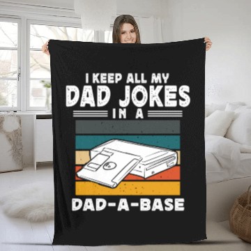 Discover Dad Joke Data Scientist Pun Computer Science Fleece Blankets