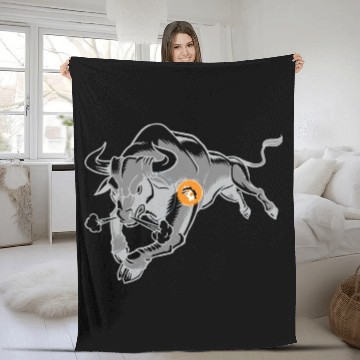 Discover Crypto, bitcoin exchange Fleece Blankets