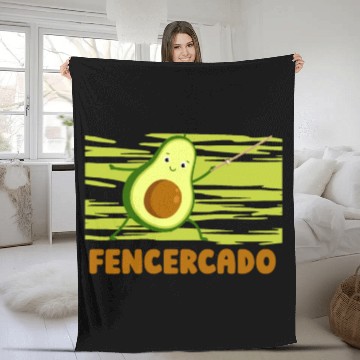 Discover Fencing Fleece Blankets