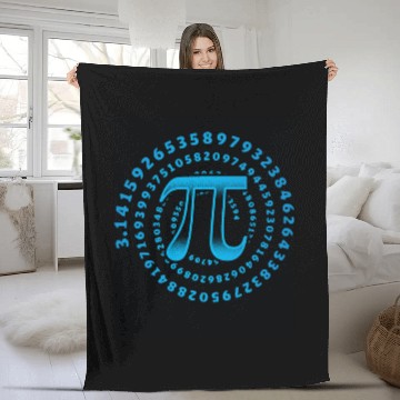 Discover 3.14 Pi Maths Physics Irrational Number 3.14 Fleece Blankets