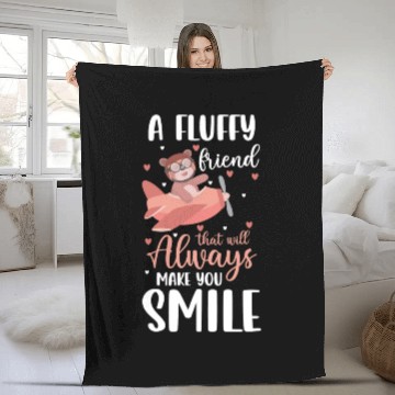 Discover Teddy Bear Protector Cute Fleece Blankets
