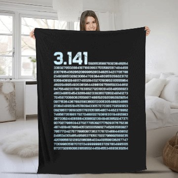Discover 3.14 Pi Math Teacher Physics Irrational Number Fleece Blankets