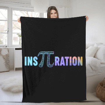 Discover Irrational Number 3.14 Pi Math Physics Teacher 3.1 Fleece Blankets
