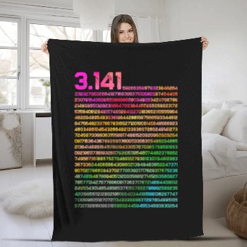 Discover 3.14 Math Physics Teacher Irrational Number 3.14 P Fleece Blankets