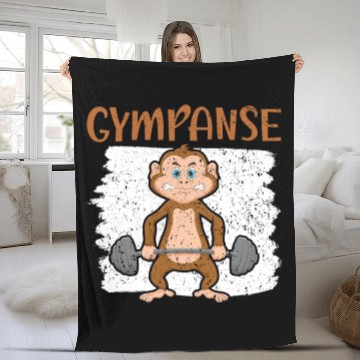 Discover Gympanse Chimpanzee Monkey Animal Zookeeper Fleece Blankets