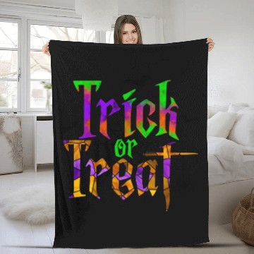 Discover Trick Or Treat Fleece Blankets