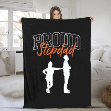Discover Proud Stepdad Step Dad Fathers Day Stepfather Fleece Blankets