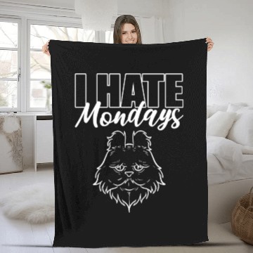 Discover I Hate Mondays Pet Lover Gift Fleece Blankets