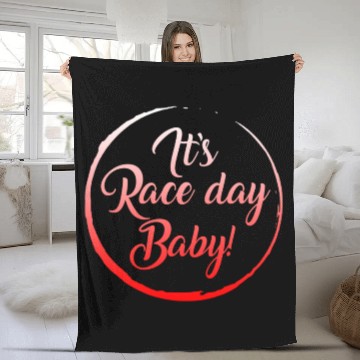 Discover Racing Fleece Blankets, It's Race Day Baby Fleece Blankets, Racing