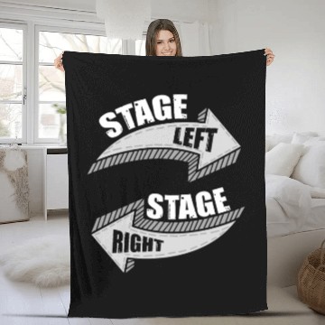 Discover Novelty Dramatic Arts Actors Mockery Statements Fleece Blankets
