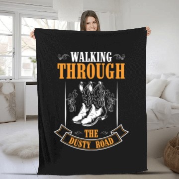 Discover Cowboy Horses Sheriff Fleece Blankets