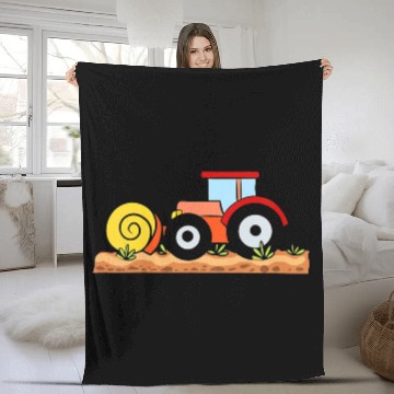 Discover Farming Slurry Combine Harvester Fleece Blankets