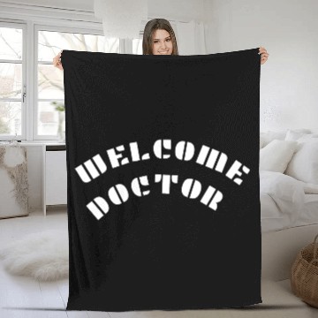 Discover Welcome doctor Fleece Blankets