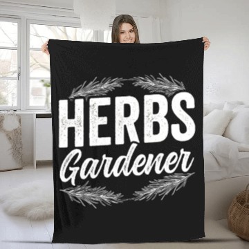 Discover Herbs Gardener Herbalist Gardening Herb Herbalism Fleece Blankets