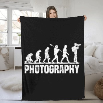 Discover Photography Evolution Photographer Evolution Fleece Blankets