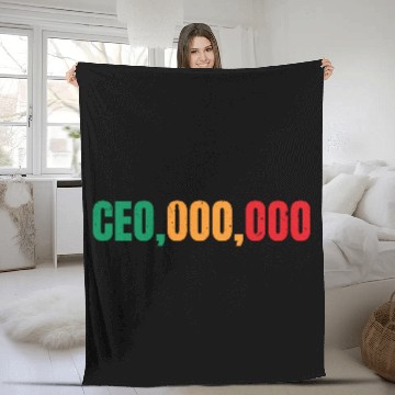Discover Entrepreneur Minded Business Lifestyle Gifts Idea Fleece Blankets