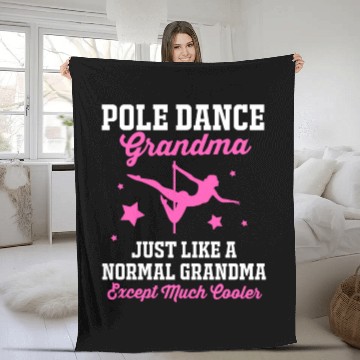 Discover Grandmothers Day Pole Dancer Pole Dance Grandma Fleece Blankets