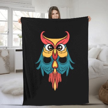 Discover Night Watcher Security Guard Gift Fleece Blankets