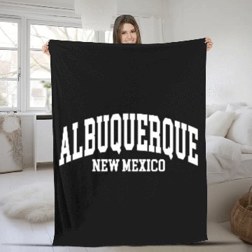 Discover Albuquerque Fleece Blankets