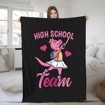 Discover High School Team Ballet Back To School Girls Fleece Blankets