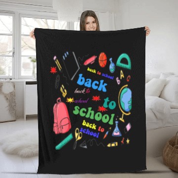 Discover Back to school Fleece Blankets