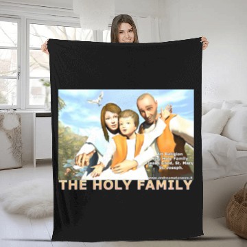Discover The Holy Family Fleece Blankets