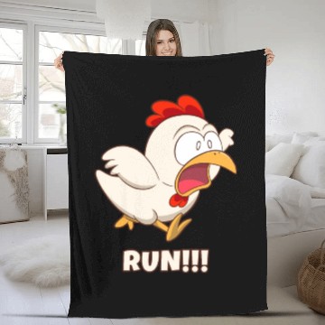 Discover Chicken Run Meme Fleece Blankets