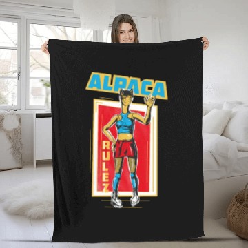 Discover Alpaca rulez. Yes, it's true! Fleece Blankets